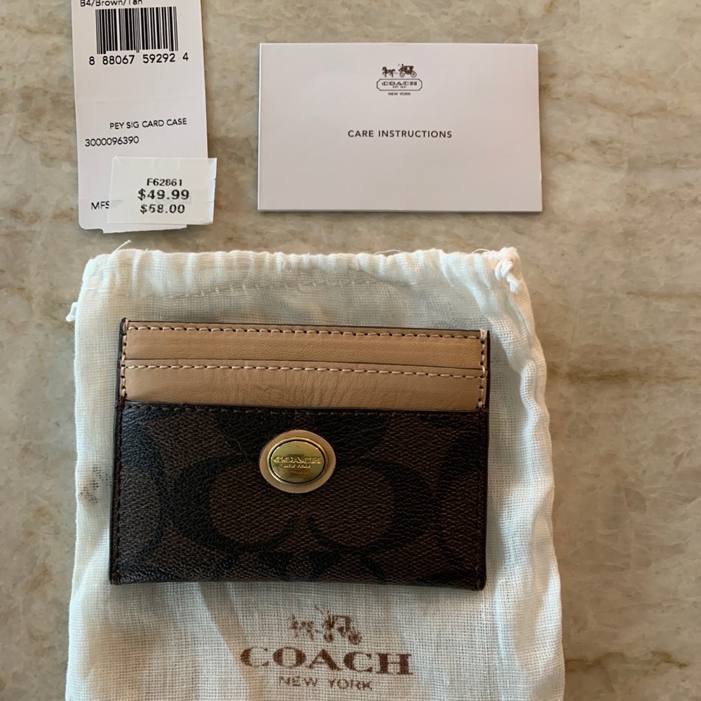 Coach Card Case - Picture 2 of 10